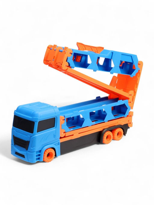 Грузовик Автовоз-трек, с катапультой, набор металлических машинок 8 шт. - Автоград фото 13