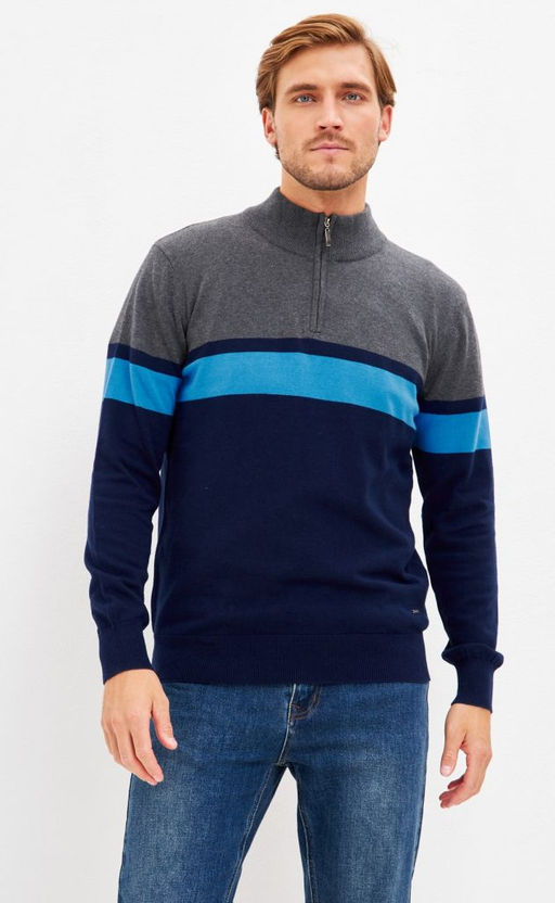 Джемпер F321-15245 d.blue-grey - Fine joyce фото 2