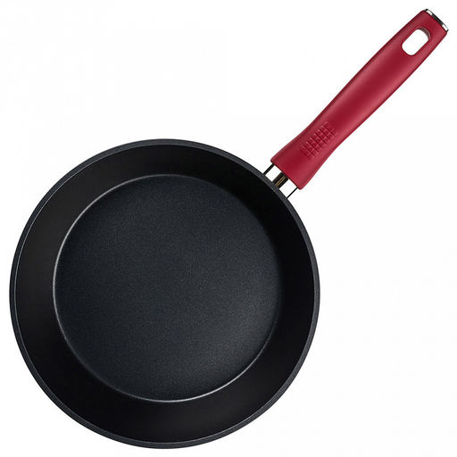 Сковорода с антипригарным покрытием д26см Грейси, h7,5см, s2,8мм, дно д16,8см, s4,9мм, глубокая, кованный алюминий, бакелитовая ручка c покрытием soft touch, TalleR (Китай) Подходит для всех видов плит, включая индукционную. - Домашняя мода фото 4