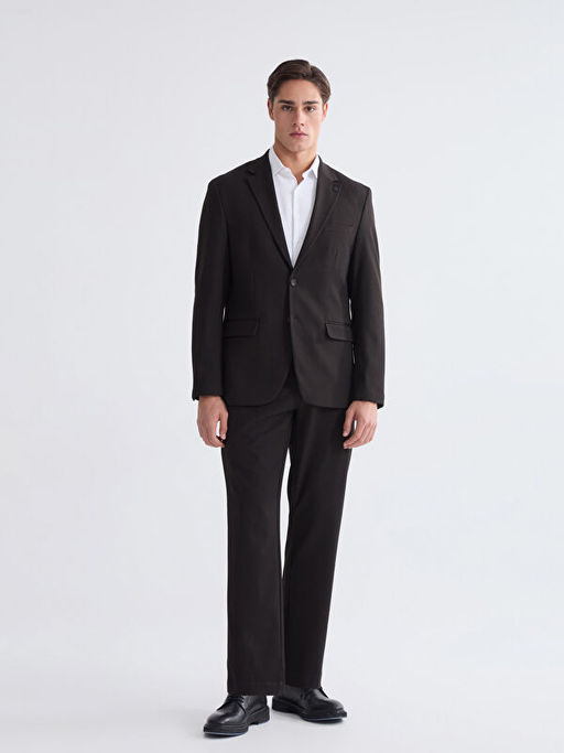 Standart Kal?p Erkek Blazer Ceket