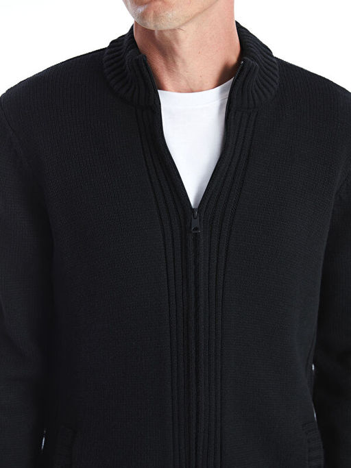 Standart Kal?p Dik Yaka Erkek Triko H?rka