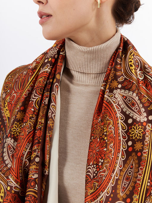 Большой мягкий очень нежный двусторонний палантин - Tantino фото 11