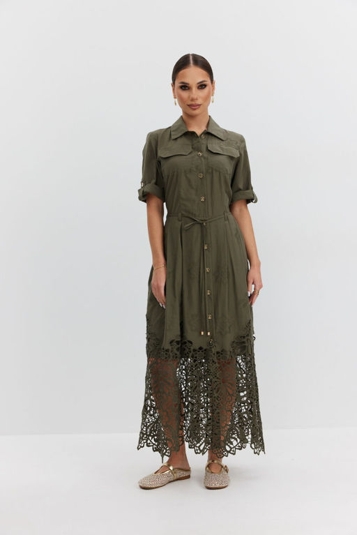 Платье Vesnaletto 4458-2 хаки