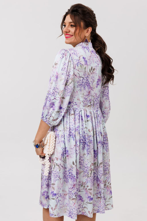 Платье ANELLI 1859 сирень  фото 4
