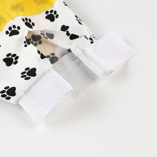 Рукавица-щетка для шерсти 25 х 13 см, жёлтая - Пижон фото 4