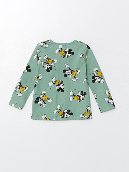 Bisiklet Yaka Uzun Kollu Bask?l? Erkek Bebek Pijama Tak?m? - Waikiki фото 3