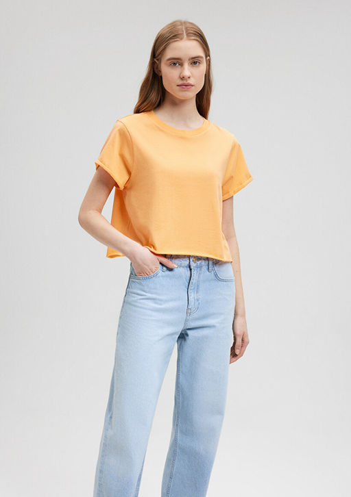 Turuncu Basic Tisort