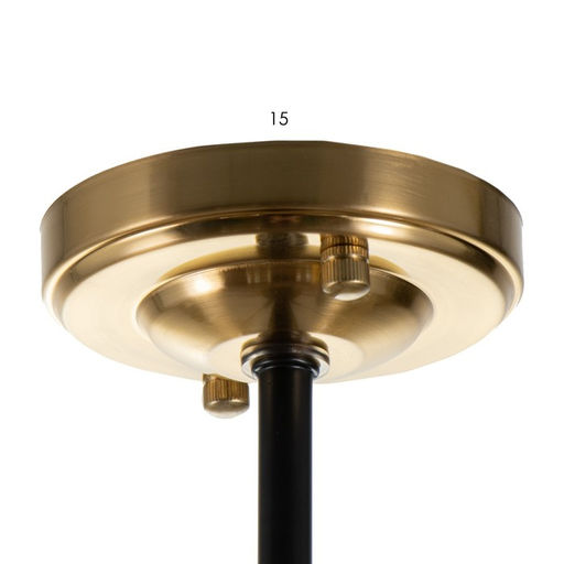 Светильник потолочный BayerLux «Кэган», люстра 8×E27 40 Вт, чёрный, 74×74×46.5 см