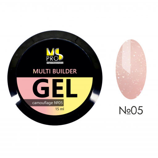 MULTI BUILDER GEL СAMOUFLAGE - Ms pro фото 22