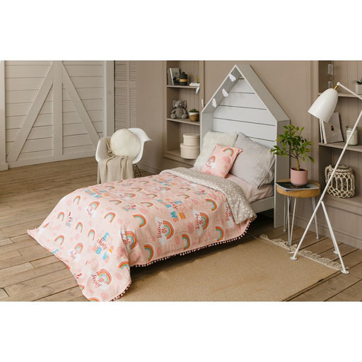 Покрывало детское Этель 1,5 сп Pink Rainbow, 145х210 см, 100% хлопок  фото 9