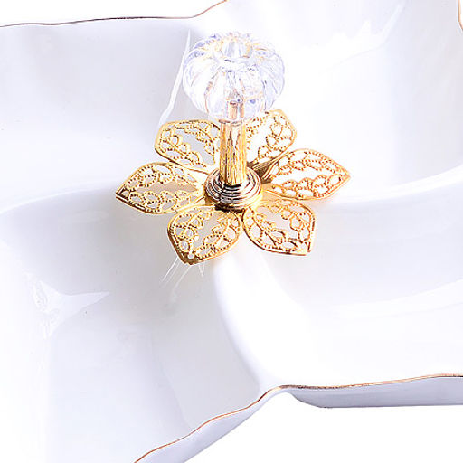 60046 Менажница фарфор 4 секц 20х20х3,5 LR (х24) - Mayer&boch фото 2