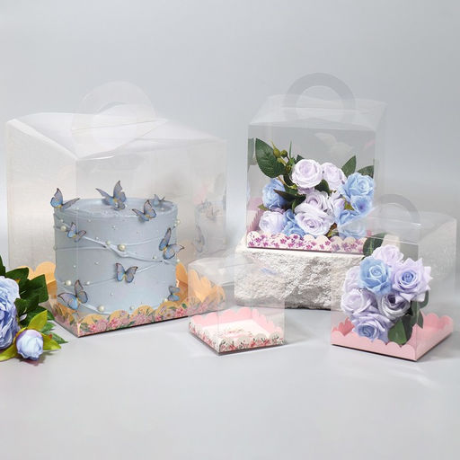 Цена за 5 шт. Коробка кондитерская, сундук, упаковка, «С любовью для тебя», 20×20×20 см