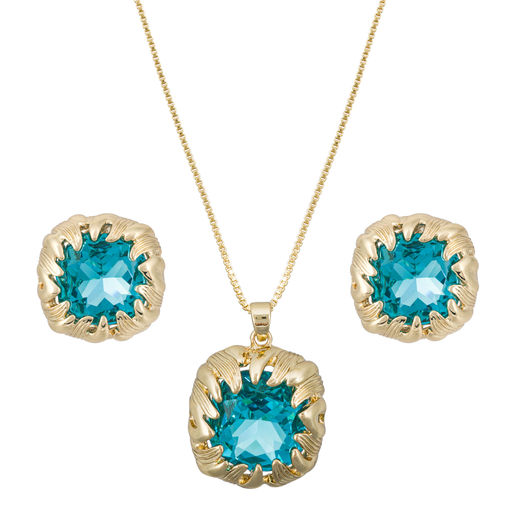 Комплект колье+серьги Fiore Luna