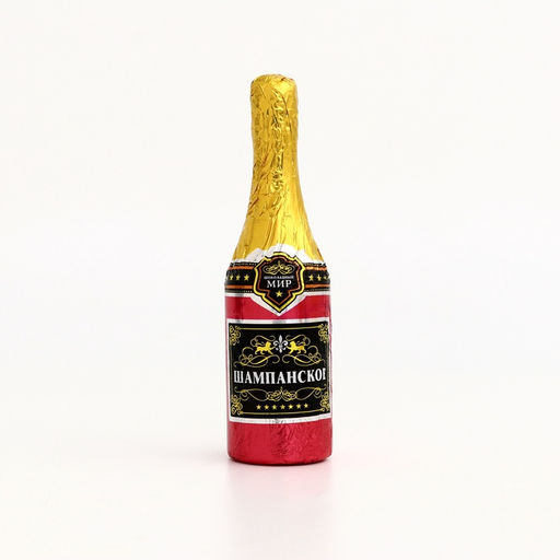 Цена за 2 шт. Шоколадная фигурка новогодняя Шампанское, МИКС, 40 г