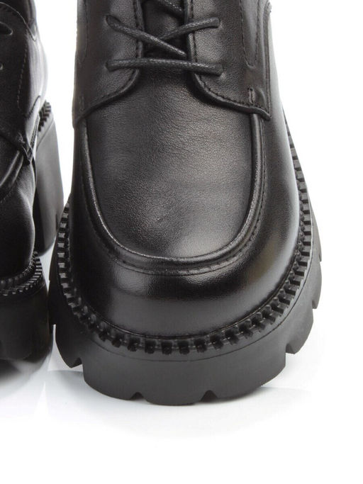 03-5935 BLACK Полуботинки женские (натуральная кожа)