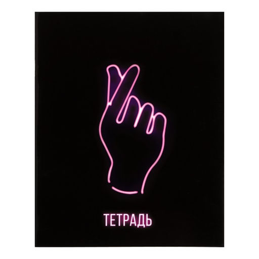Комплект тетрадей из 5 штук, 48 листов в клетку Calligrata «Neon», обложка мелованный картон, УФ-лак, блок офсет