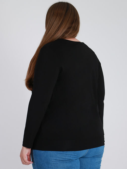 Туника большого размера женская с принтом - Almond фото 4