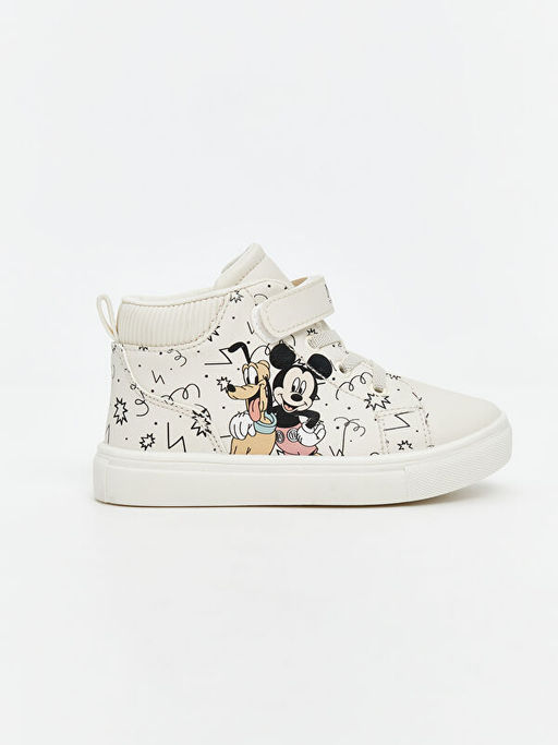 Mickey Mouse Bask?l? Erkek Bebek Spor Ayakkab?