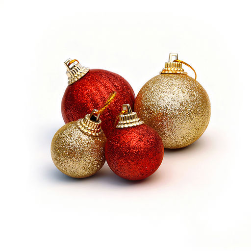 Набор новогодних украшений Красно-золотые мотивы - Снеговичок фото 4