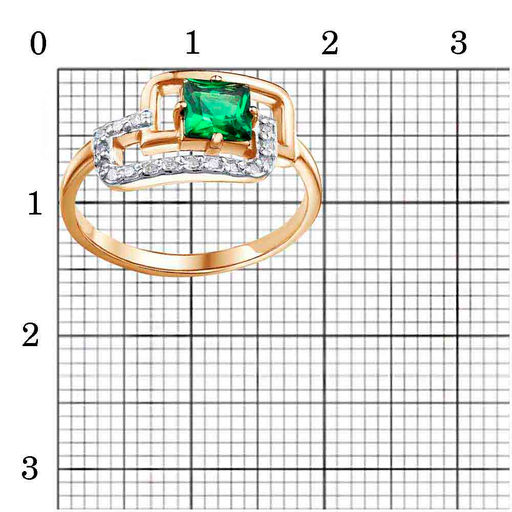 КОЛЬЦО 23814021Д7 - Красная пресня фото 3