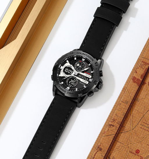 Часы наручные Skmei мужские электронные спортивные 2502black-black