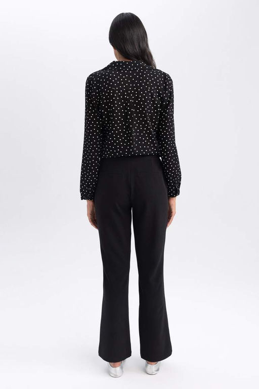 Брюки прямого кроя с высокой талией - Defacto фото 9