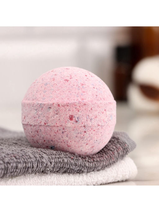 Бомбочка для ванн с шиммером Добропаровъ с ароматом лаванды, 110 г