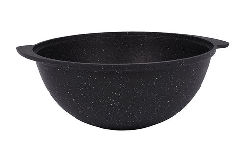 ЛА_АП_MARBLE (темный) Казан для плова 3,5 л со стекл.кр. арт. кмт37а