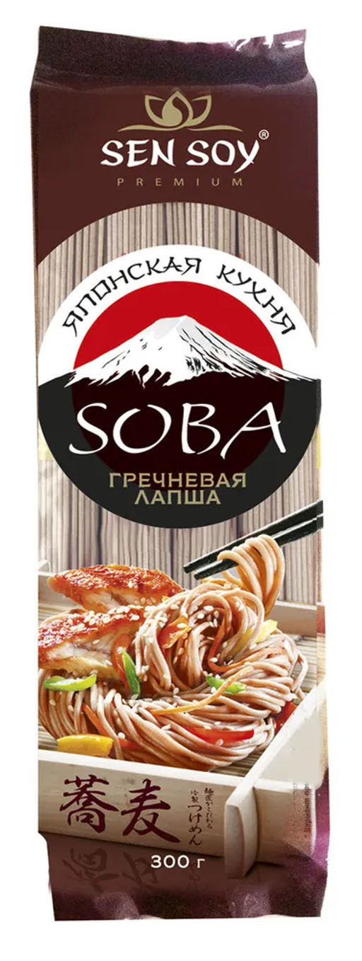 Лапша гречневая Соба "SEN SOY"пакет (0,500 кг)
