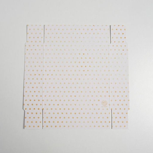 Цена за 5 шт. Кондитерская упаковка, коробка для макарун с пластиковой крышкой, «Цветы», 12 х 12 х 3.5 см