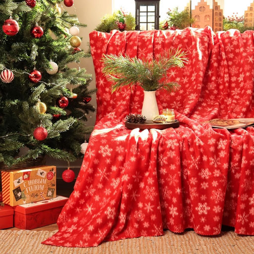 Плед новогодний «Экономь и Я. Snow», 150×130 см, 100% п/э