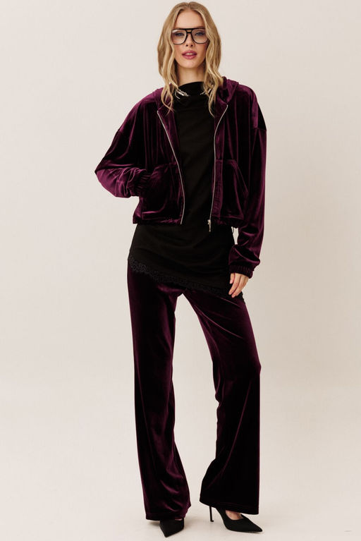 Костюм GO F3104/12-02.170-176 баклажан