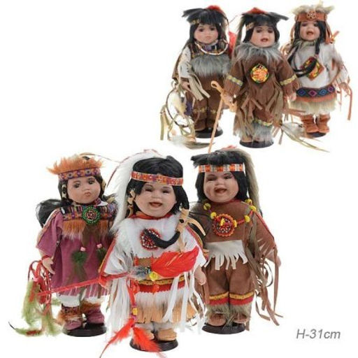 Сувенир коллекционный Индейцы 30 см / ZD1200 /уп 36/ - Галеонтрейд фото 2