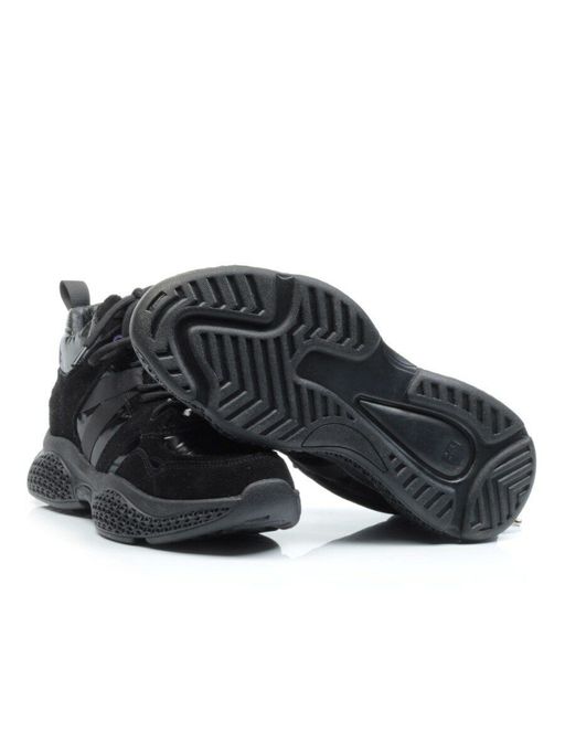 01-CSJ33-2 VIOLET/BLACK Ботинки спортивные демисезонные женские (натуральная замша, байка) - Фабричный китай фото 17