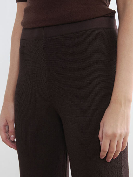 Beli Lastikli Geni? Pa?a Kad?n Triko Pantolon