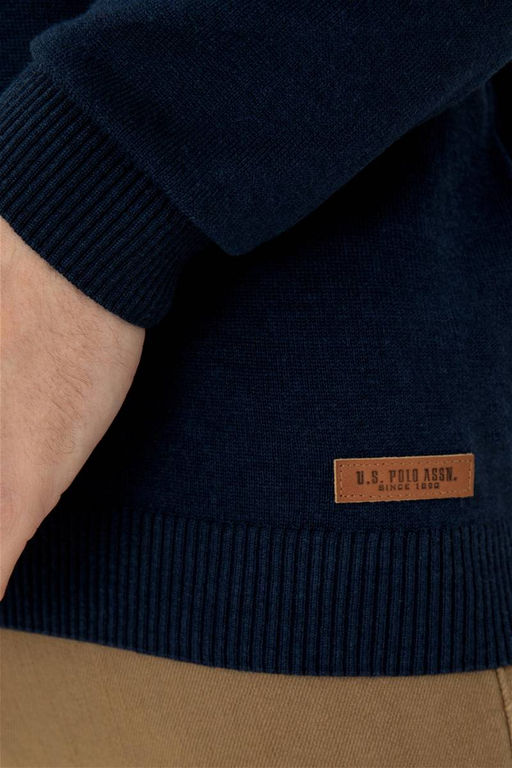 U. S. Polo Assn Мужской темно-синий свитер - U.s. polo assn фото 14