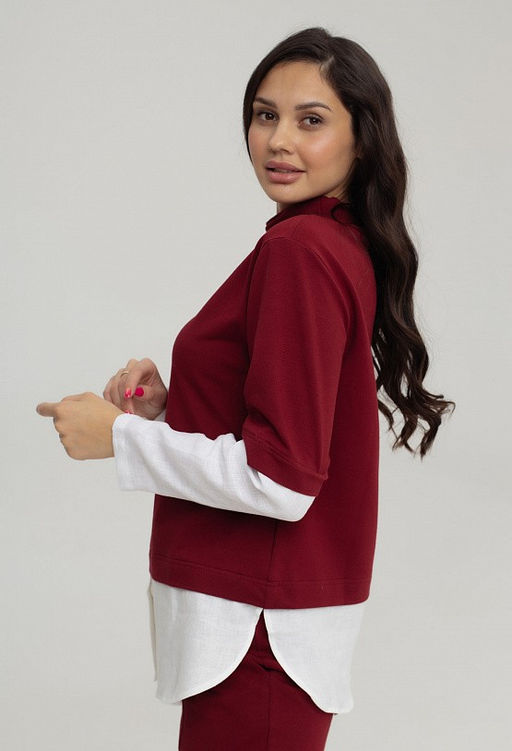 Джемпер с рубашкой (арт. 30131-2), ООО МОНГОЛКА  фото 2