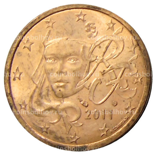 2 евроцента 2011 года Франция