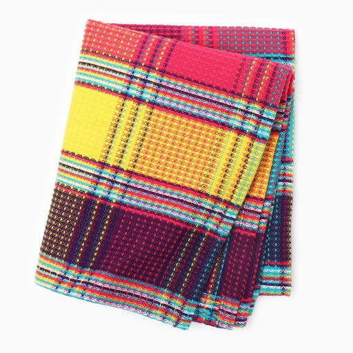 Цена за 2 шт. Полотенце «Этель» Plaid, красное, 38×63 см, 100% хлопок