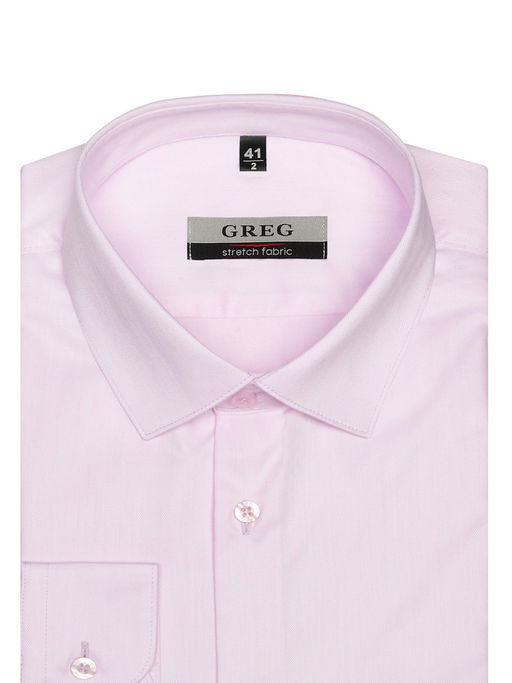Сорочка мужская длинный рукав GREG 603/237/2353/ZN STRETCH  фото 3
