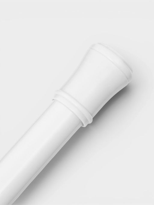 Карниз для ванной комнаты "Эталон" 110-200 см, цвет белый