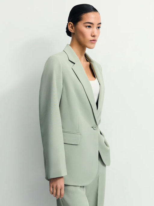 Однобортный жакет прямого кроя / Zarina