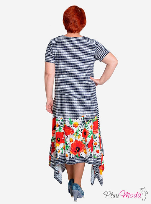 Платье Модель №75 размеры 50-72 - Plusmoda фото 2
