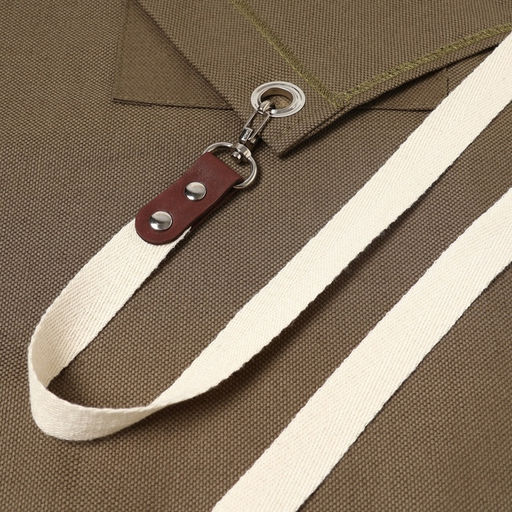 Фартук кухонный «Этель» Minimalist design, 60×70 см, лён 45%, хлопок 55%, 395 г/м², зелёный