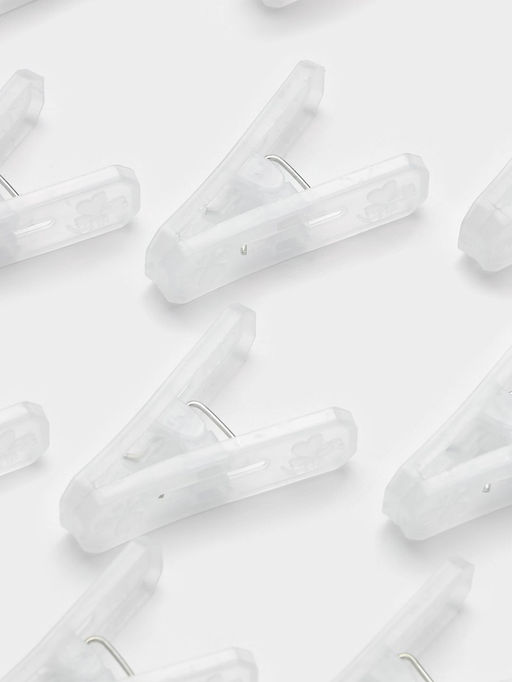 Прищепки для белья Доляна, 16 шт, 6,52 см, ширина низа 4 см  фото 12