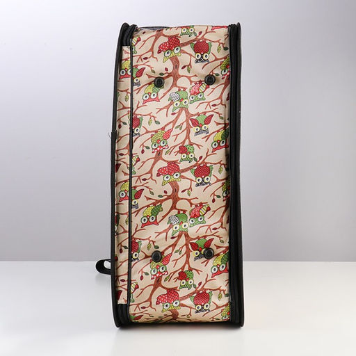 Сумка-переноска каркасная Совы, размер L, 53 х 21 х 29 см - Пижон фото 7