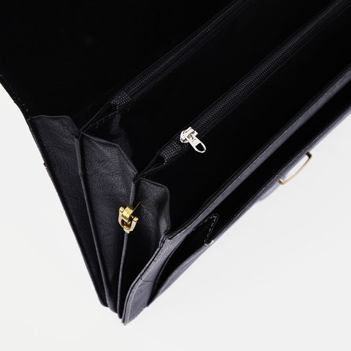 Портфель мужской, цвет чёрный - Simaland фото 5