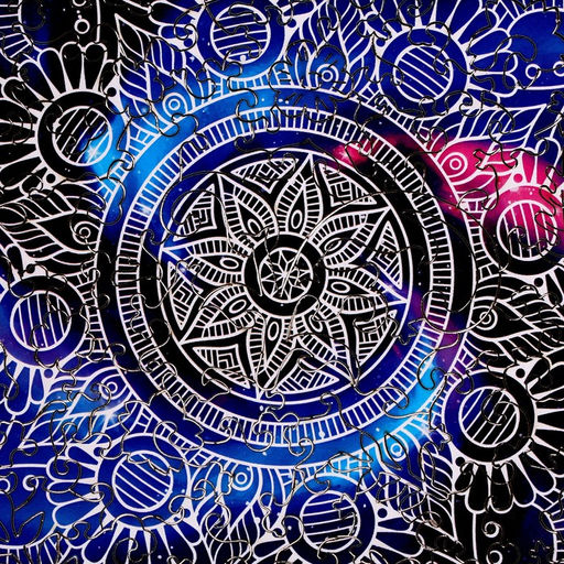 Пазл деревянный фигурный Гармония мира, круглый - Puzzle фото 3