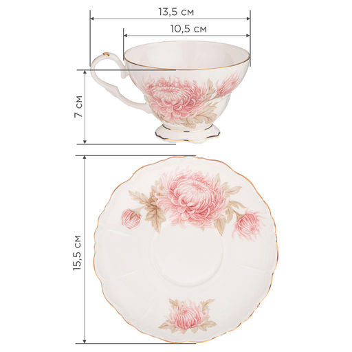 ЧАЙНЫЙ НАБОР LEFARD АСТРА НА 2 ПЕР. 4 ПР. 300 МЛ  фото 3