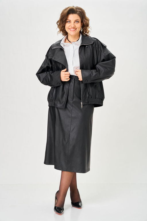 Куртка Anastasia Mak 1322 черный  фото 3